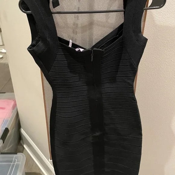 Herve Leger Dresses Black Herve Leger Bandage Dress Size S